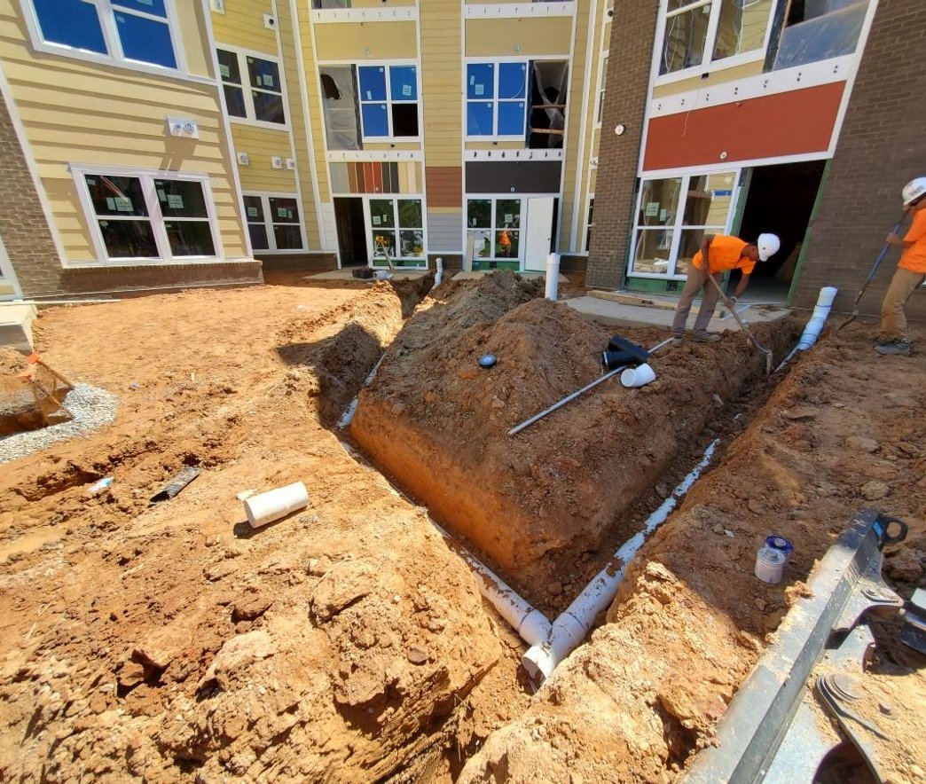 Drainage installation